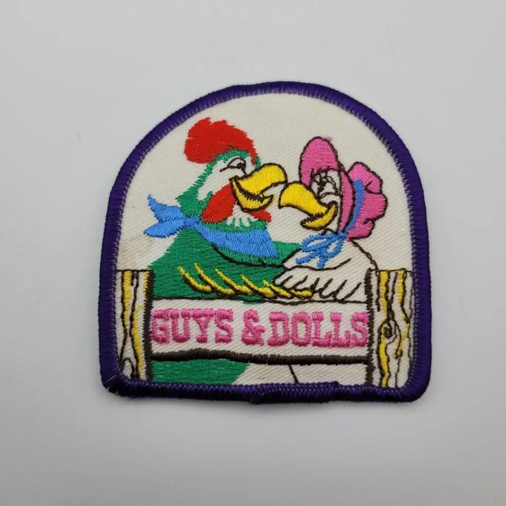 Girl Scout Badge vintage girl